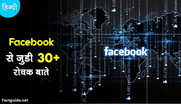 फेसबुक के बारे 30 में रोचक तथ्य | Facebook Facts in Hindi