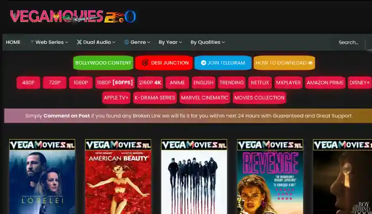 VegaMovies 2022| Full HD Download Free 300MB, 480p, 720p, 1080p Movies & Web Series Download
